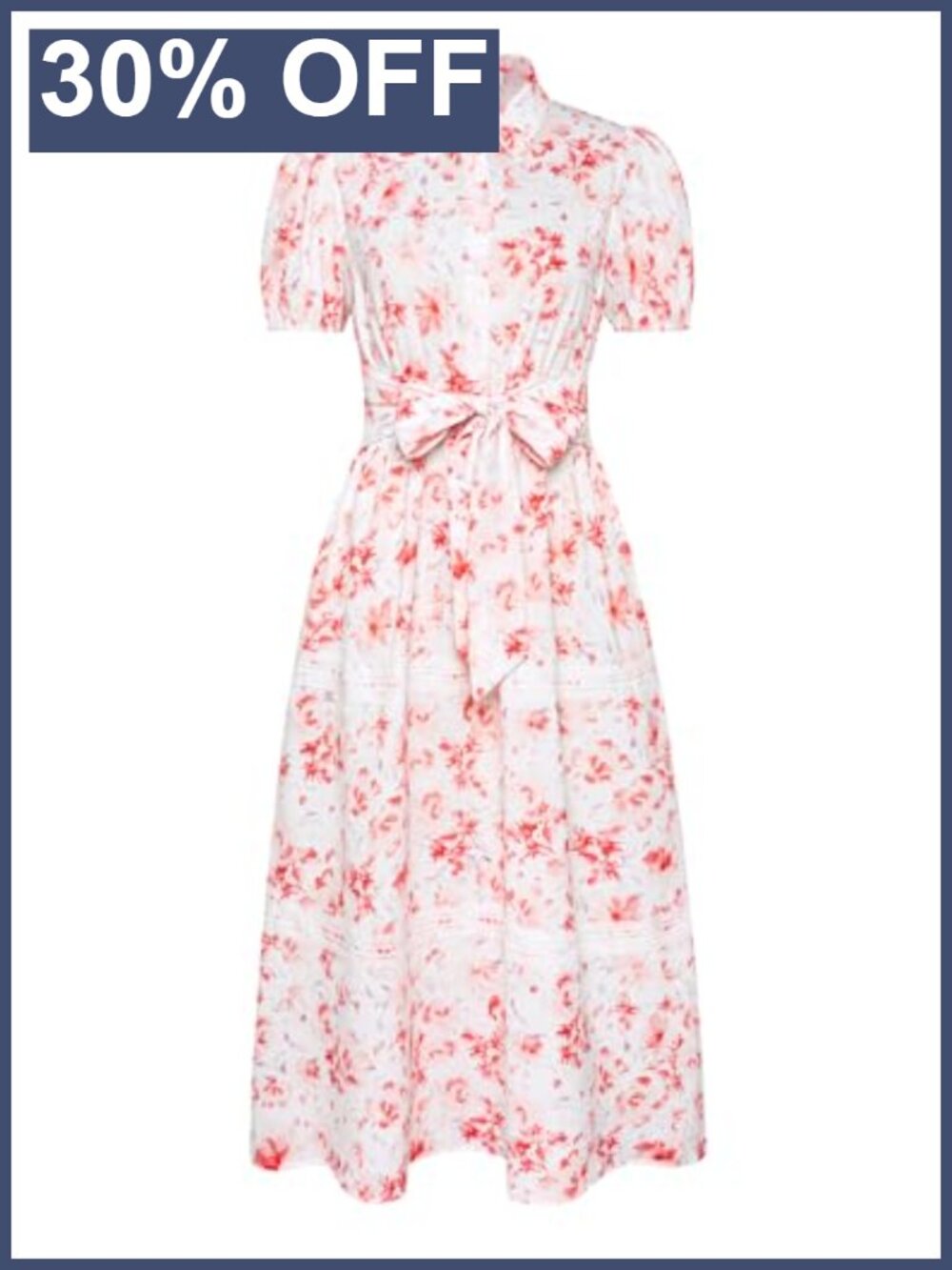 Women's Summer Floral Maxi Dress Puff Sleeve Bohemian Boho Tie Belt A-Line 98%